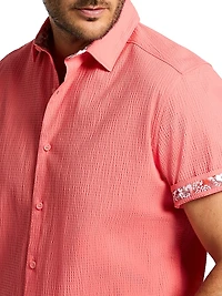Thresher Stretch-Cotton Button-Front Shirt