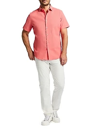 Thresher Stretch-Cotton Button-Front Shirt
