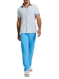 Avalon Stretch-Nylon Button-Front Shirt