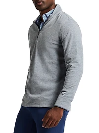 Hobson Cotton-Blend Quarter-Zip Pullover