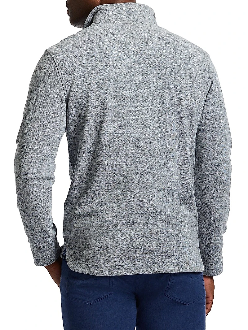 Hobson Cotton-Blend Quarter-Zip Pullover