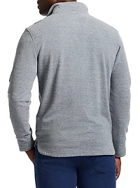 Hobson Cotton-Blend Quarter-Zip Pullover