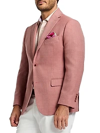 Mclaine Wool-Blend Single-Breasted Blazer