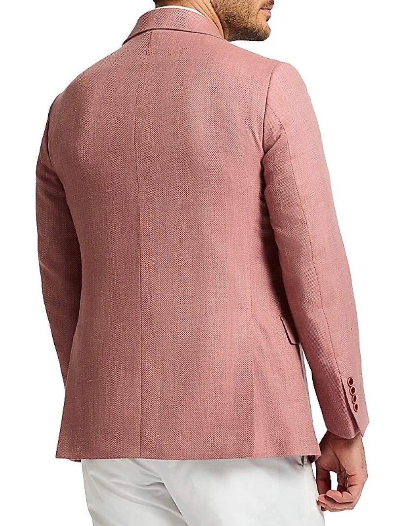 Mclaine Wool-Blend Single-Breasted Blazer