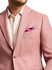 Mclaine Wool-Blend Single-Breasted Blazer