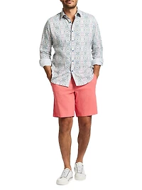 Gomera Stretch-Cotton Button-Front Shirt