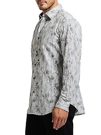 Lagos Cotton-Blend Button-Front Shirt