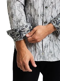Lagos Cotton-Blend Button-Front Shirt