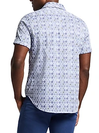Rowan Button-Front Short-Sleeve Shirt