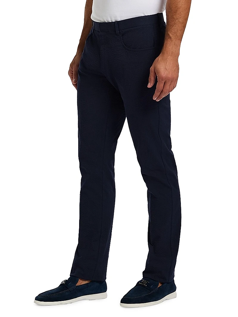 Rayburn Stretch-Cotton Slim Pants