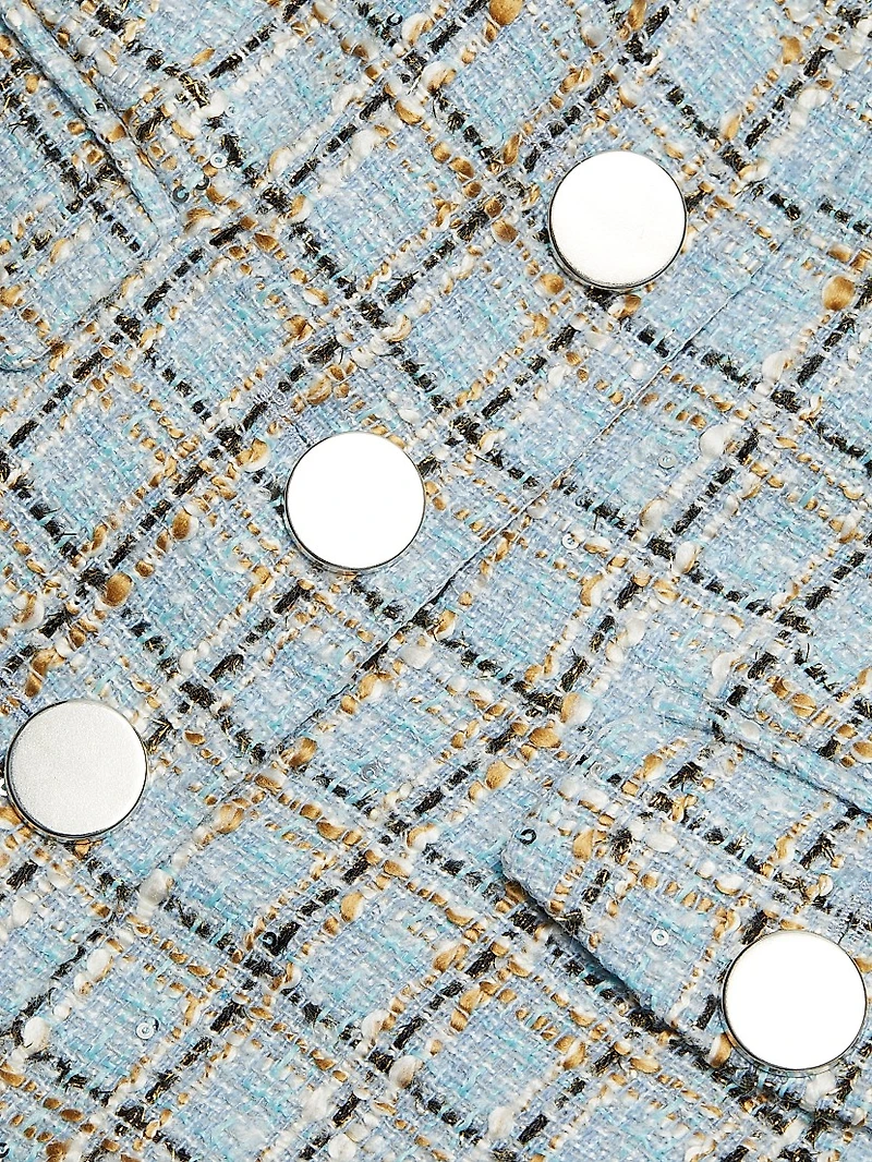 Georgia Scoopneck Tweed Top