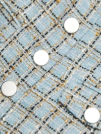 Georgia Scoopneck Tweed Top