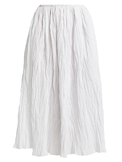 Plissé Cotton Skirt