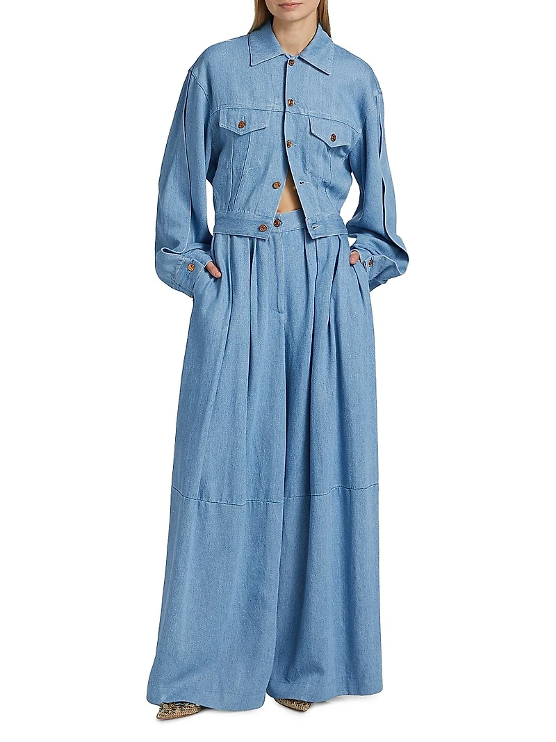 Just A Pinch Cliff Denim Jacket