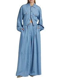 Just A Pinch Cliff Denim Jacket