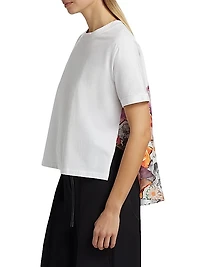 Floral Collage Crewneck T-Shirt