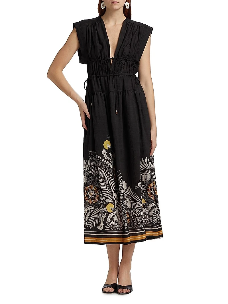 Oria Printed Woven Dress