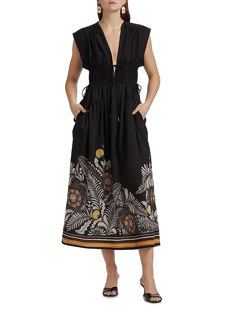 Oria Printed Woven Dress