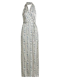 Alesia Printed Wrap Dress