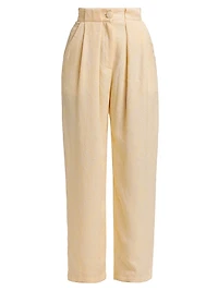 Cameron High-Rise Jacquard Pants