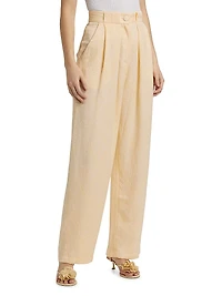 Cameron High-Rise Jacquard Pants