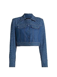 Ari Cropped Denim Jacket