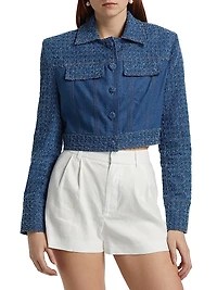 Ari Cropped Denim Jacket