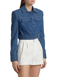 Ari Cropped Denim Jacket