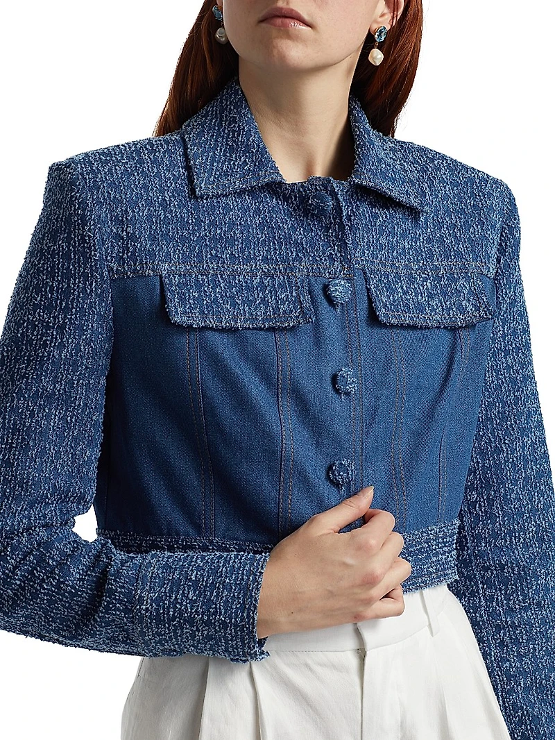 Ari Cropped Denim Jacket