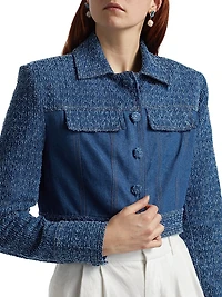 Ari Cropped Denim Jacket