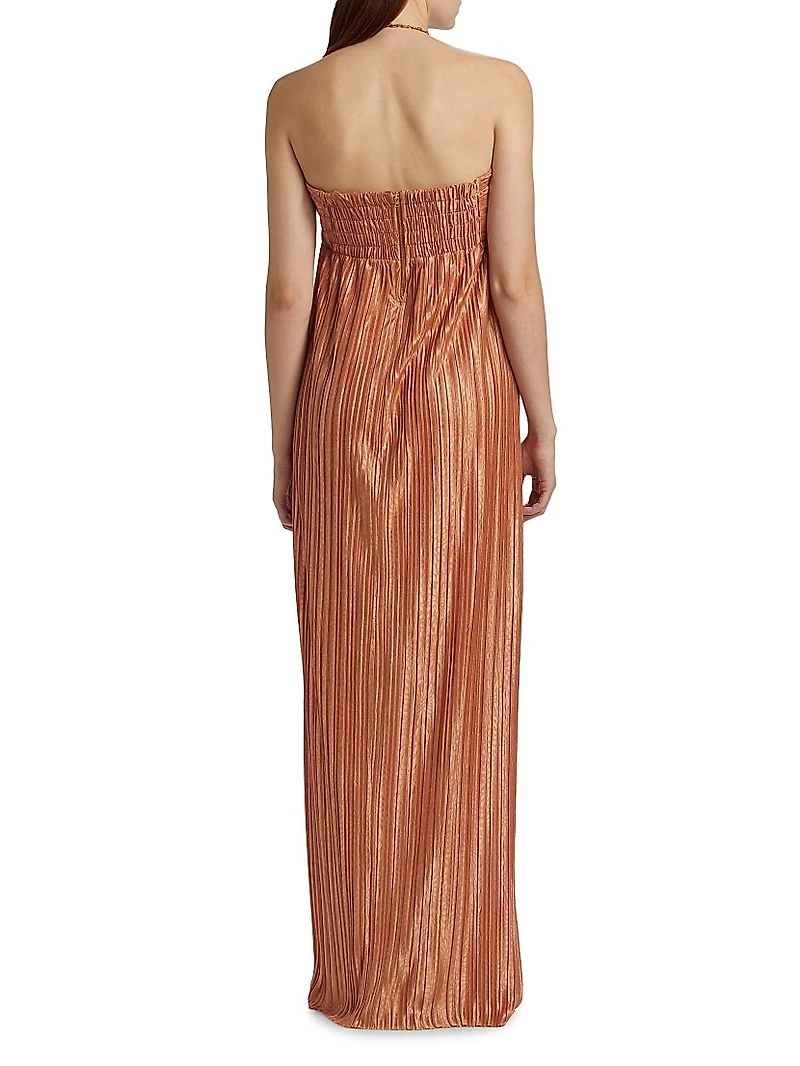 Nicola Chain Halterneck Dress
