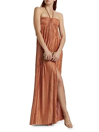 Nicola Chain Halterneck Dress