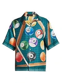 Billiards Silk Bowling Shirt