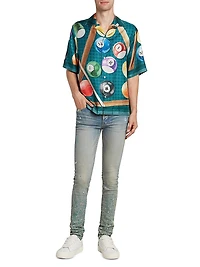 Billiards Silk Bowling Shirt