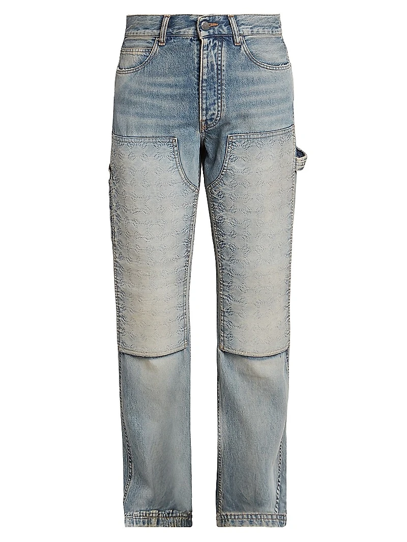 Ma Quad Debossed Carpenter Jeans