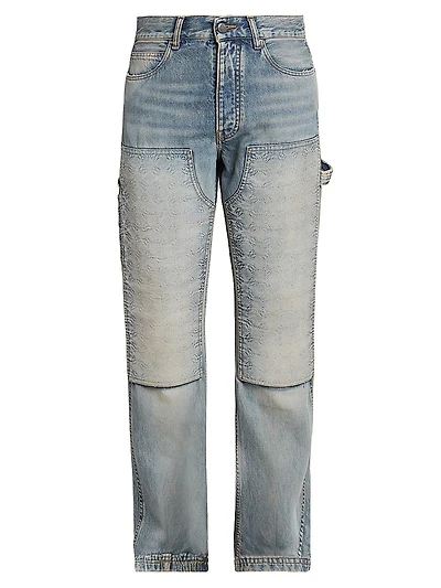 Ma Quad Debossed Carpenter Jeans