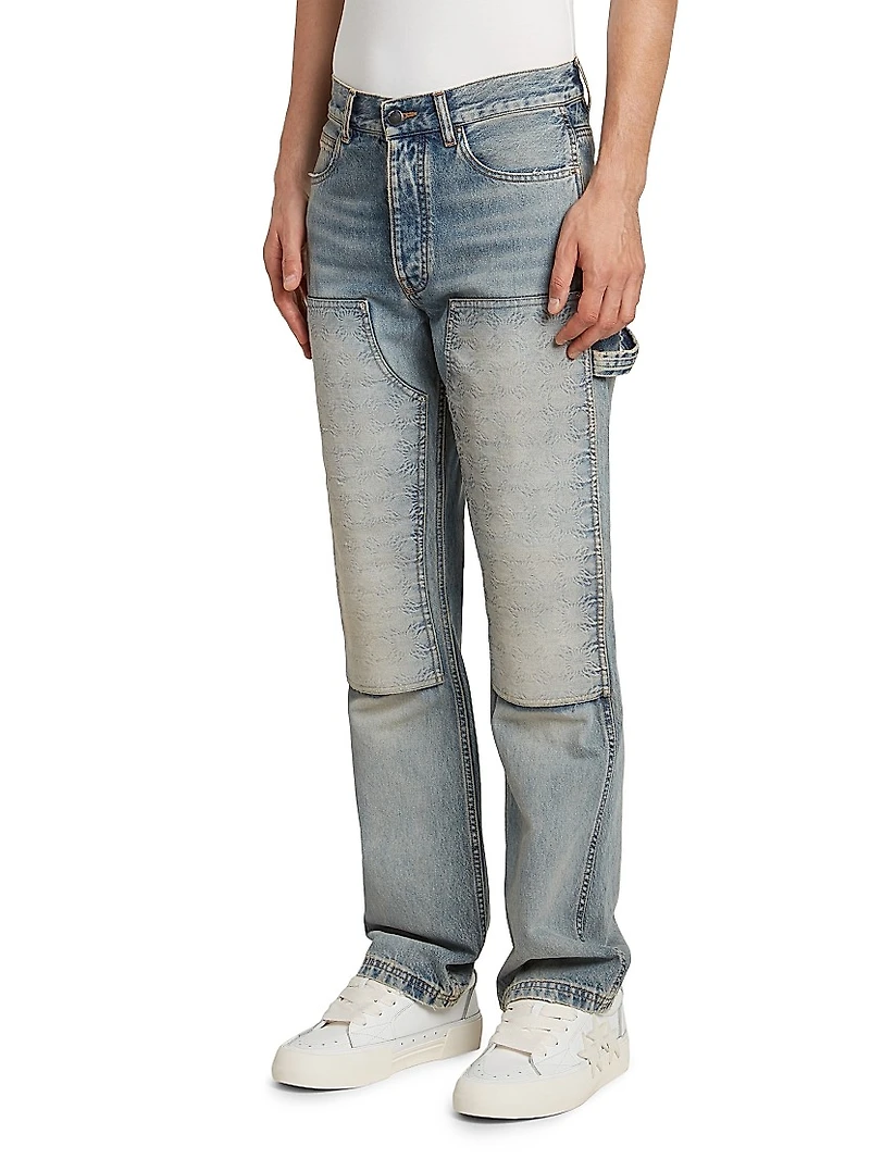 Ma Quad Debossed Carpenter Jeans
