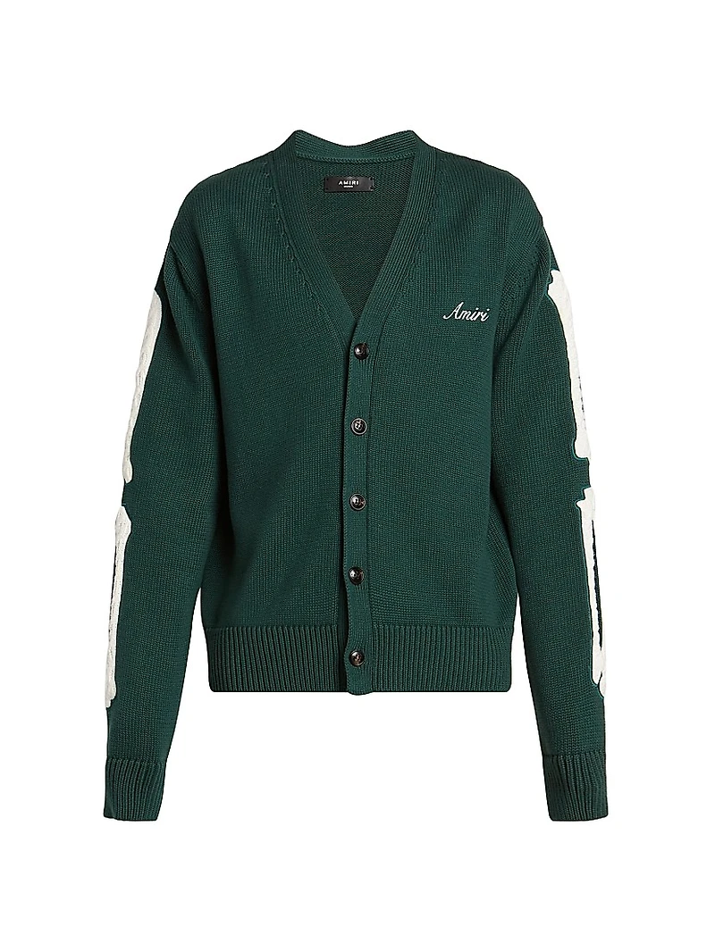 Bones Cotton V-Neck Cardigan