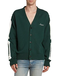 Bones Cotton V-Neck Cardigan