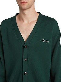 Bones Cotton V-Neck Cardigan