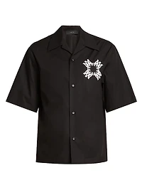 Graphic Logo Bowling Shirt