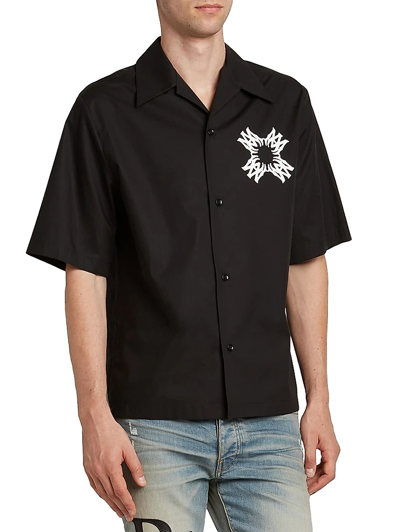 Graphic Logo Bowling Shirt