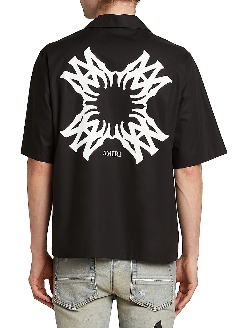 Graphic Logo Bowling Shirt