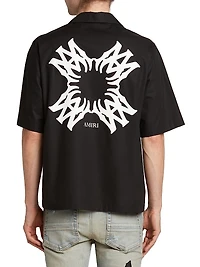 Graphic Logo Bowling Shirt