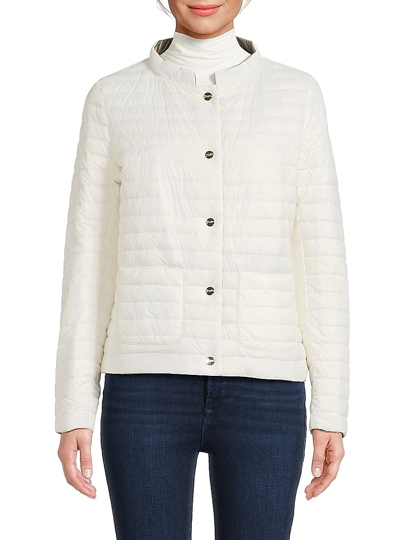 Matte To Shiny Reversible Down Jacket