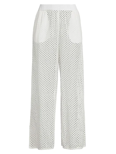 The Delaney Eyelet Cover-Up Pants