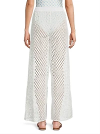The Delaney Eyelet Cover-Up Pants