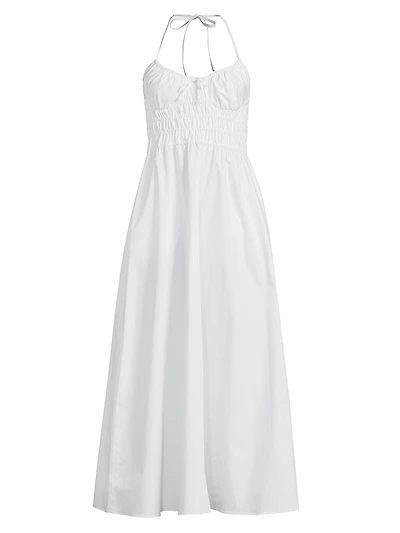 The Lolita Cotton Halter Midi-Dress