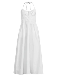 The Lolita Cotton Halter Midi-Dress