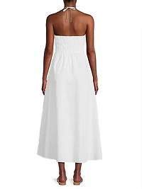 The Lolita Cotton Halter Midi-Dress
